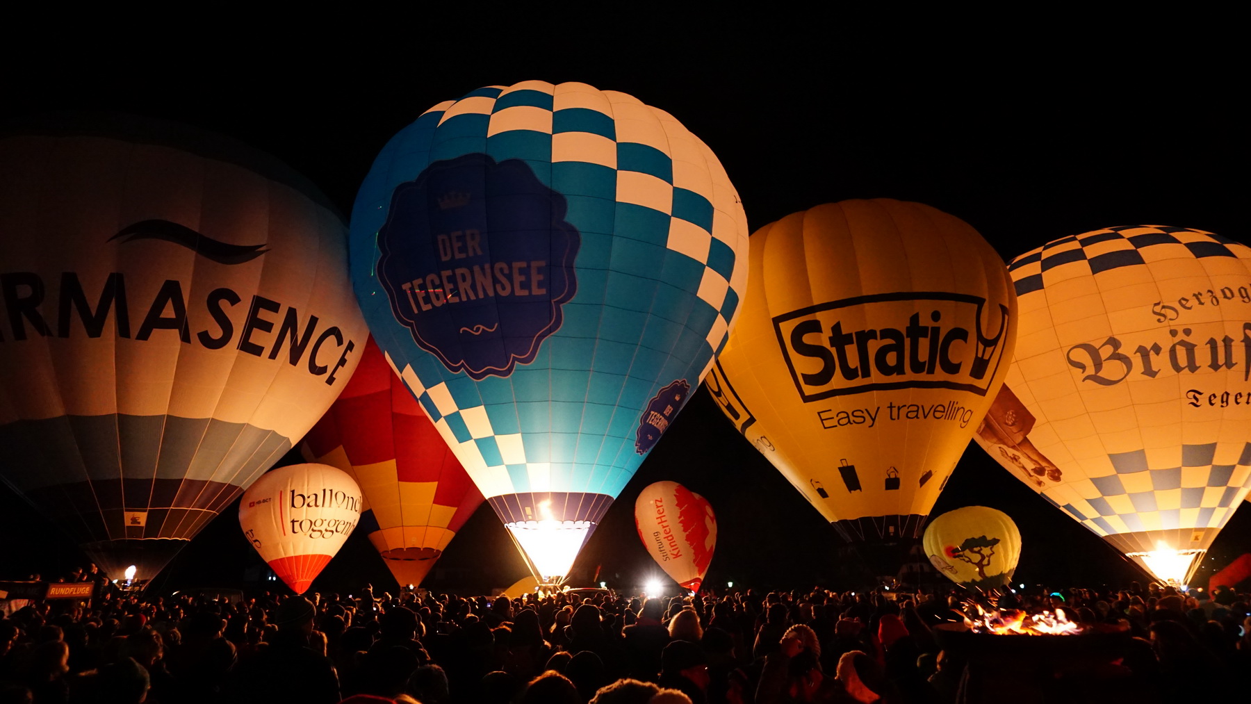 Ballonglühen am Tegernsee