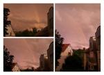 Rainbow in a Purple Sky