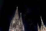 Möwen um den Kölner Dom