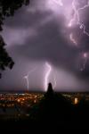 Gewitter über Pfarrkirchen