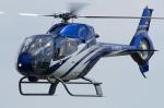 Eurocopter am Ende eines Rundfluges