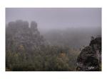 Blick von der Bastei, früh morgens