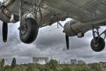 Landeanflug über dem technischem Museum