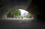 "Tunnelblick" mit Skyline