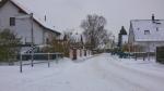 Berliner Kiez im Schnee