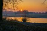 Sonnenaufgang an der Dove Elbe