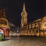 Freiburger Münster bei Nacht 06.01.2018