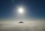 Burg Gleiberg im Nebel