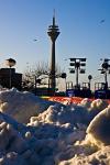 Düsseldorf versinkt im Schnee 3