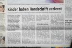 Handschrift - Vom Aussterben bedroht