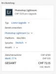 Lightroom Upgrade