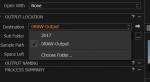 C1 output location
