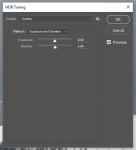 Photoshop HDR Settings