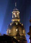 Die Frauenkirche in der Nacht nach der Weihe