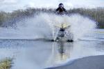 Quads im Hochwasser