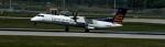 Bombardier Dash Augsburg Airways im Anflug