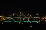 Frankfurt Skyline bei Nacht