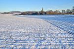 Winter in Apelern, der Deister im Hintergrund!