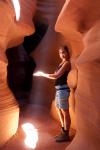 Upper Antelope Canyon: Hände