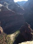 Angels Landing Ausblick von oben "nach links"