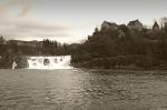 Rheinfall mit Schloss Laufen