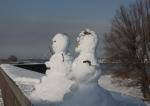 Wächter in der Wintersonne