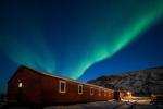 Nachts in Grönland unterwegs