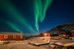 Nachts in Grönland unterwegs