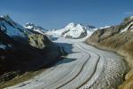 Aletschgletscher mit Schatten