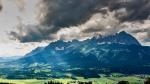 Wilder Kaiser mit Beleuchtung