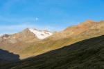 Mond über Hauslabkogel und Saykogel