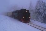 Brockenbahn im Nebel