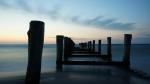 Blaue Stund am Strand von Zingst