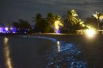 Strand von kuredu - leuchtendes Plankton
