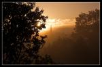 Kirchturm im Nebel 1