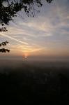 Sonnenaufgang bei 17mm und leichtem Nebel