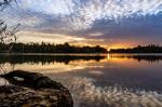 Sonnenaufgang am Escher See