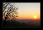 Sonnenuntergang über Weinheim