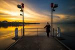 Am Zürichsee in der früh um Sieben ist die Welt noch in Ordnung