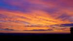 Wolken nach Sonnenuntergang