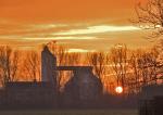 Sunset hinter Klärwerk