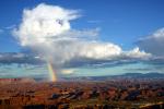 Regenbogen in der Wüste