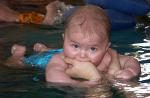 Babyschwimmen - Bauchlage