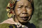 Bauersfrau am Mt. Bromo