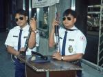 Wachen vor Bank in Manila
