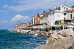 Strandpromenade in Piran