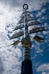 Maibaum auf dem Viktualienmarkt