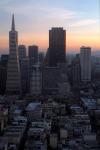 SF: Coit Tower - Blick nach Downtown