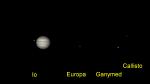 Jupiter und Monde