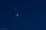 Venus und Jupiter